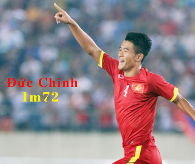 Dân mạng thích thú so sánh chiều cao các cầu thủ đội tuyển Việt Nam Dân mạng thích thú so sánh chiều cao các cầu thủ đội tuyển Việt Nam