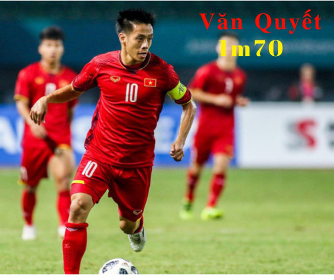 Dân mạng thích thú so sánh chiều cao các cầu thủ đội tuyển Việt Nam Dân mạng thích thú so sánh chiều cao các cầu thủ đội tuyển Việt Nam