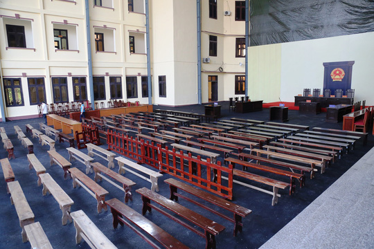 500 cảnh sát bảo vệ phiên tòa xử vụ án đường dây đánh bạc ngàn tỉ