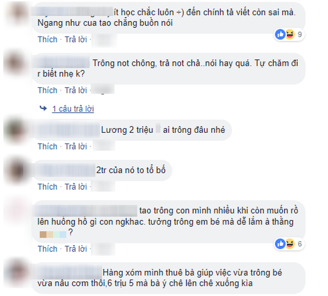 Tuyển người trông con 2 tháng ngày chỉ làm 8 tiếng, lương 2 triệu/tháng, ông bố Hà Nội bị ném đá tả tơi