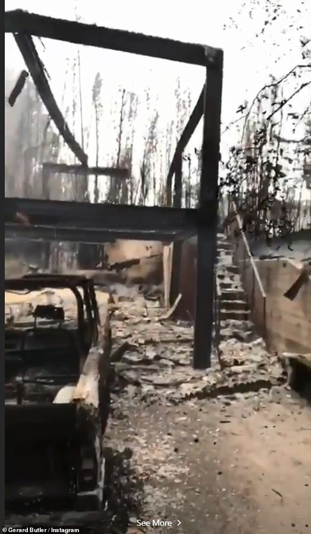 Đám cháy khủng khiếp thiêu rụi nhà cửa của Gerard Butler, Lady Gaga, Kim Kardashian, Miley Cyrus