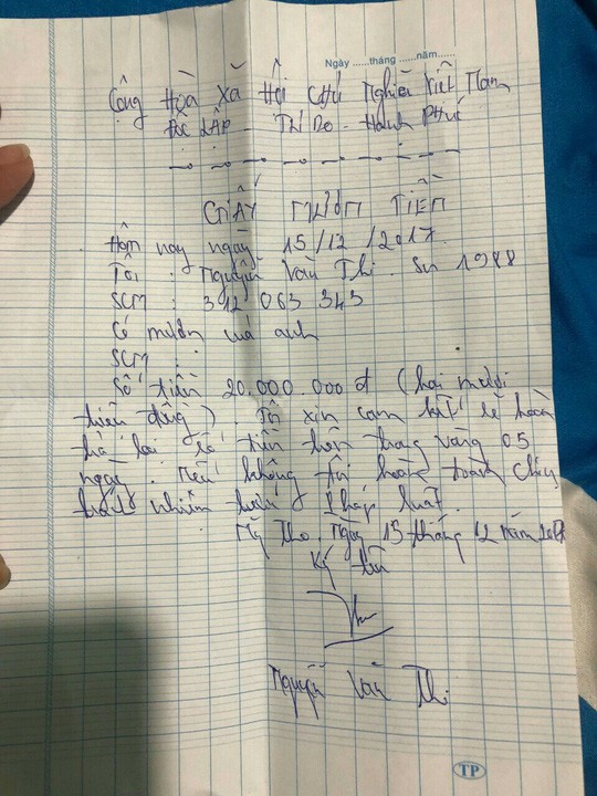 Buộc thôi việc đại úy CSGT mượn nợ, cầm thẻ Đảng