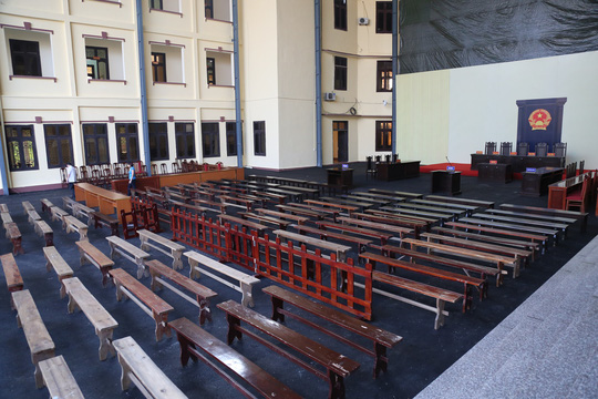 Thắt chặt an ninh phiên tòa xét xử ông Phan Văn Vĩnh và 91 bị cáo đường dây đánh bạc ngàn tỉ