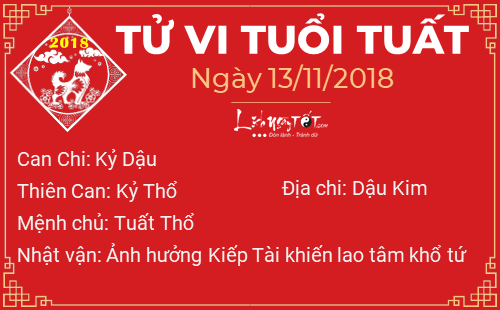 Tử vi thứ 3 ngày 13/11/2018 của 12 con giáp: Dậu được Thực Thần chiếu cố, Tỵ gặp tai họa bất ngờ