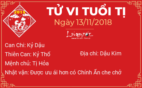 Tử vi thứ 3 ngày 13/11/2018 của 12 con giáp: Dậu được Thực Thần chiếu cố, Tỵ gặp tai họa bất ngờ