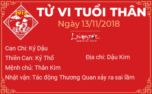 Tử vi thứ 3 ngày 13/11/2018 của 12 con giáp: Dậu được Thực Thần chiếu cố, Tỵ gặp tai họa bất ngờ