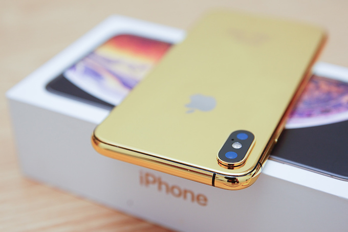 iPhone XS phiên bản vàng 24K xuất hiện ở Việt Nam