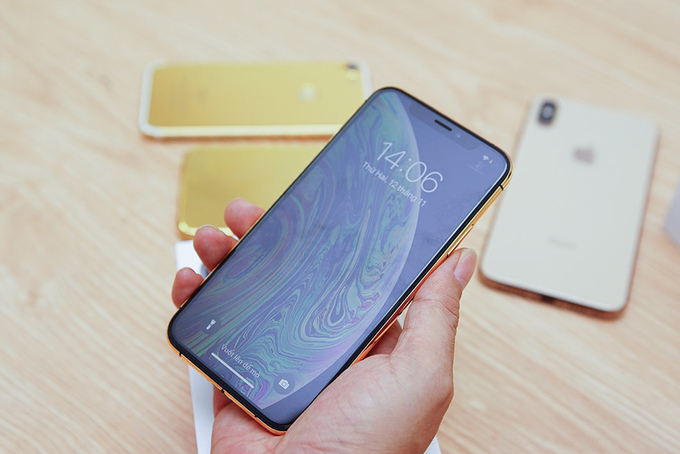 iPhone XS phiên bản vàng 24K xuất hiện ở Việt Nam