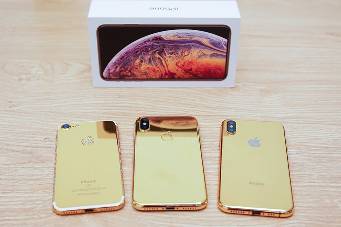 iPhone XS phiên bản vàng 24K xuất hiện ở Việt Nam