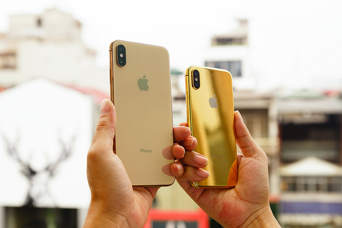 iPhone XS phiên bản vàng 24K xuất hiện ở Việt Nam