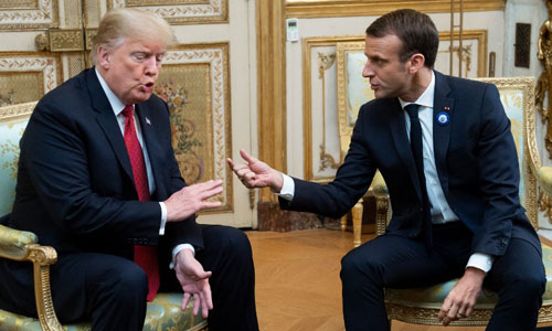 Trump chế nhạo Tổng thống Pháp có mức tín nhiệm thấp