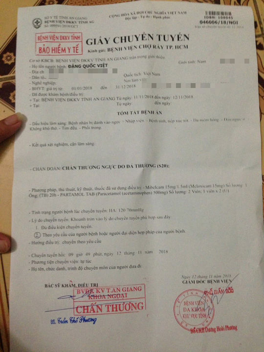 Công an Cần Thơ lên tiếng về thông tin giảng viên Trường ĐH Sân khấu Điện ảnh tố bị đánh