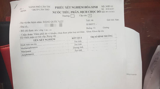 Công an Cần Thơ lên tiếng về thông tin giảng viên Trường ĐH Sân khấu Điện ảnh tố bị đánh