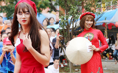 Những nam sinh rất đẹp trai nhưng khi giả gái lại xinh xắn đến mức chị em phát hờn vì ghen tỵ