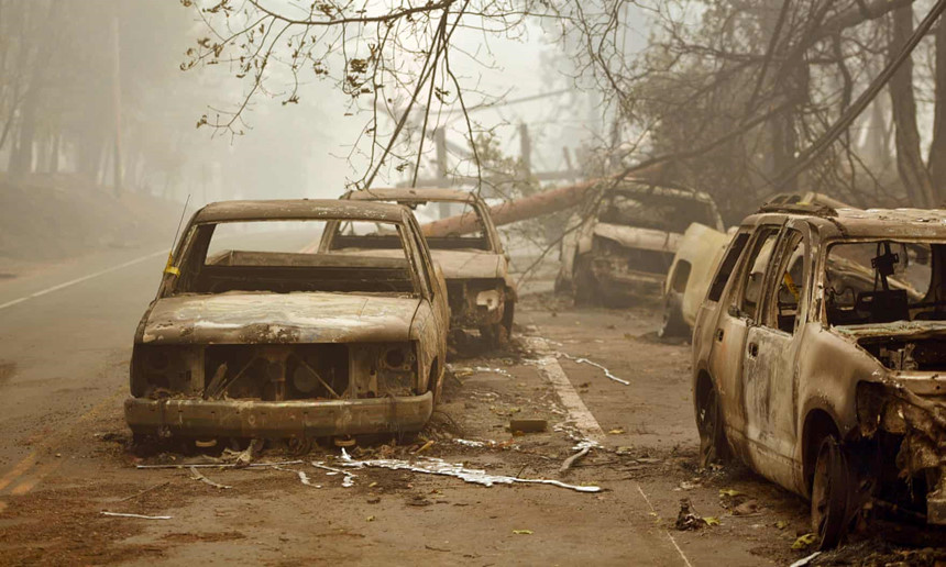 Thảm kịch cháy rừng California xóa sổ Thiên đường khỏi bản đồ