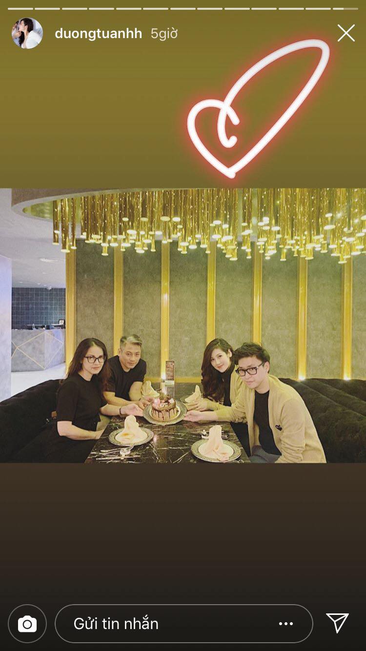 Á hậu Tú Anh lần đầu đăng ảnh cận mặt ông xã sau gần 4 tháng kết hôn