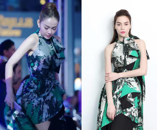 Cùng diện chung quần áo, Hà Hồ chân dài hơn nhưng không ít lần bại trận trước Minh Hằng