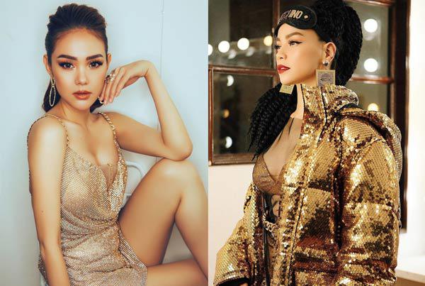 Cùng diện chung quần áo, Hà Hồ chân dài hơn nhưng không ít lần bại trận trước Minh Hằng