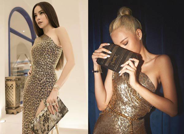Cùng diện chung quần áo, Hà Hồ chân dài hơn nhưng không ít lần bại trận trước Minh Hằng