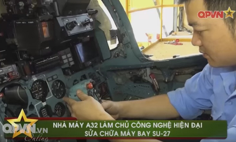 Việt Nam nghiên cứu chế tạo vật tư sửa chữa máy bay Su-27