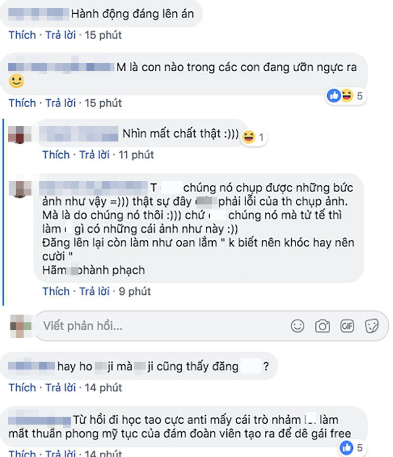 Nhóm học sinh vô tư tạo dáng nhạy cảm trong bộ ảnh kỷ yếu gây tranh cãi