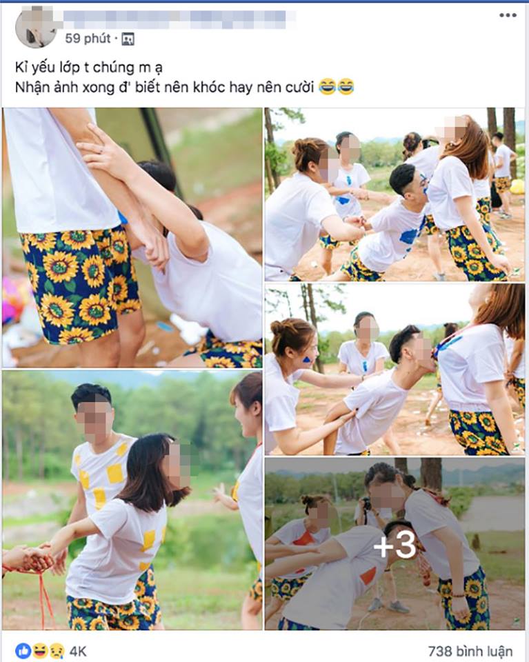 Nhóm học sinh vô tư tạo dáng nhạy cảm trong bộ ảnh kỷ yếu gây tranh cãi Nhóm học sinh vô tư tạo dáng nhạy cảm trong bộ ảnh kỷ yếu gây tranh cãi