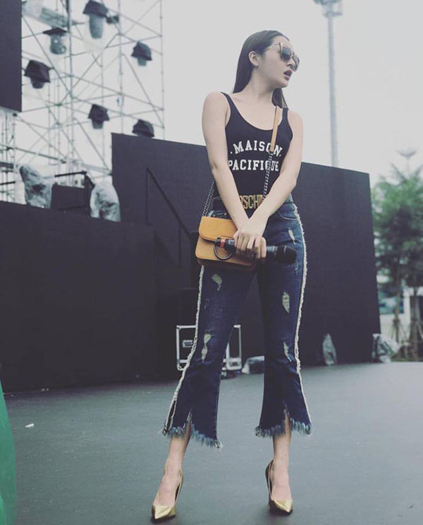 Đỉnh cao mặc khéo như Bảo Anh: một chiếc áo mặc cả chục kiểu mà kiểu nào cũng hút mắt