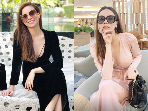 Hồ Ngọc Hà mặc váy cổ V sâu lộ dấu vết miếng dán ngực, nhưng đây mới là điểm khiến fan thắc mắc nhất