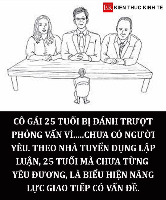 Cô gái đi phỏng vấn xin việc bị đánh trượt vì chưa có người yêu - câu chuyện có thật khiến hội FA sôi sục
