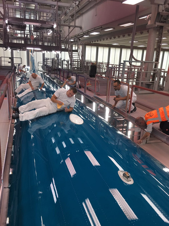 Video ảnh: Cận cảnh lắp ráp máy bay A321neo đầu tiên của Vietnam Airlines Video ảnh: Cận cảnh lắp ráp máy bay A321neo đầu tiên của Vietnam Airlines