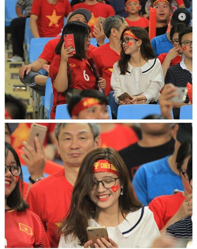Xuất hiện trên khán đài trận Việt Nam - Malaysia, facebook cô gái trẻ bỗng bị tấn công