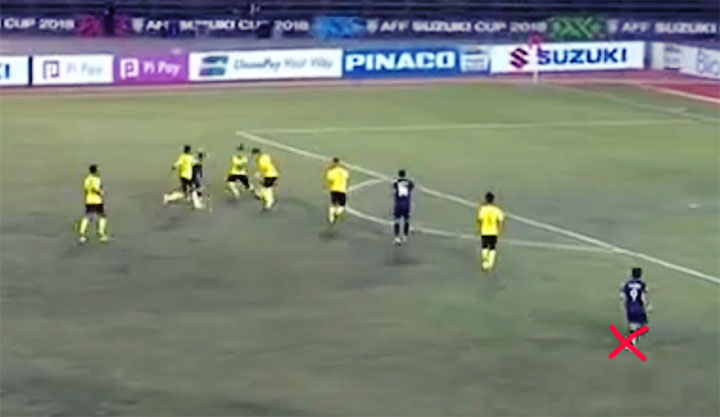 Hậu vệ biên là tử huyệt của đội tuyển Malaysia