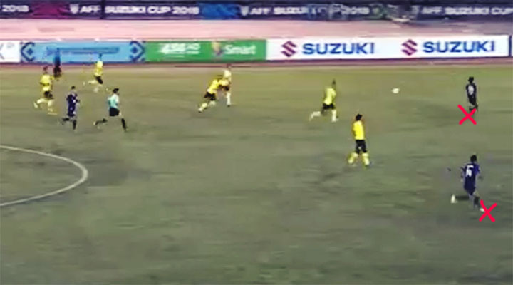 Hậu vệ biên là tử huyệt của đội tuyển Malaysia