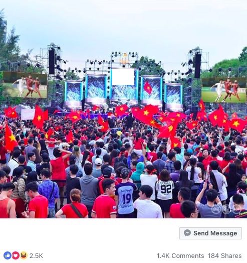 AFF Cup: Fan Việt nhuộm đỏ Facebook trước trận Việt Nam - Malaysia