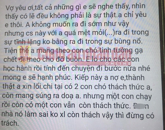 Vụ người phụ nữ bị bắn chết tại chợ: Hé lộ nguyên nhân và nội dung tin nhắn của hung thủ
