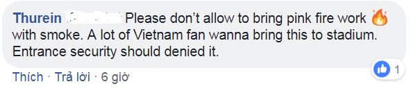 Cổ động viên Myanmar thỉnh cầu fan Việt Nam đừng mang pháo sáng đến sân