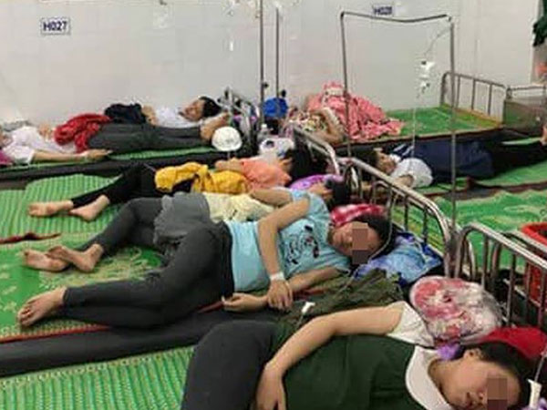 Hơn 150 công nhân nhập viện cấp cứu sau bữa ăn trưa
