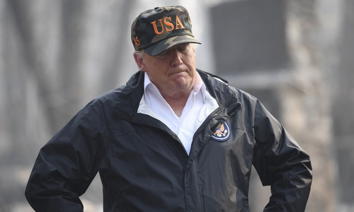 Trump đau buồn trước tình cảnh cháy rừng ở California