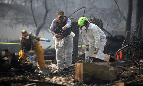 Số người mất tích trong cháy rừng ở California tăng lên hơn 1.200