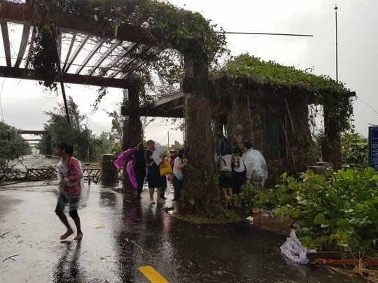 Lốc cuốn qua thắng cảnh quốc gia Gành Đá Đĩa, hàng chục người bị thương