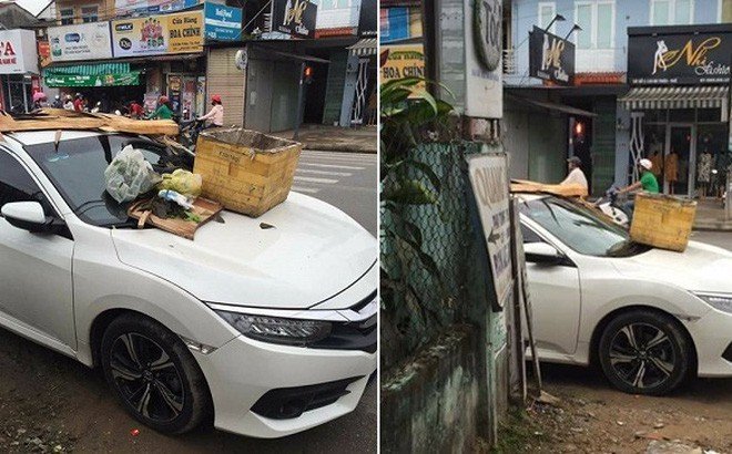 Chiêu trả đũa bá đạo dằn mặt tài xế ô tô đỗ láo