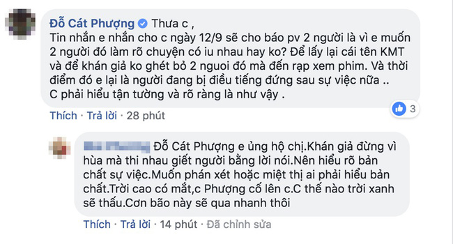 NSX Chú ơi đừng lấy mẹ con bất ngờ tung tin nhắn Cát Phượng dàn xếp scandal tình cảm, Cát Phượng bức xúc phản pháo