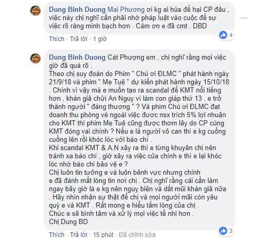 NSX Chú ơi đừng lấy mẹ con bất ngờ tung tin nhắn Cát Phượng dàn xếp scandal tình cảm, Cát Phượng bức xúc phản pháo