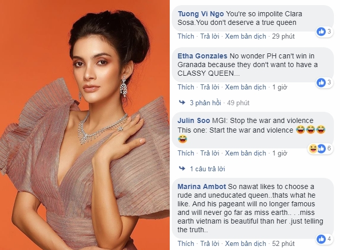 Hoa hậu Hòa Bình bị cư dân mạng quốc tế chỉ trích dữ dội vì cười hả hê khi được khen đẹp hơn Phương Khánh