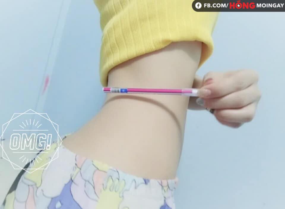 Giới trẻ hào hứng với trào lưu mới đo eo bằng bút