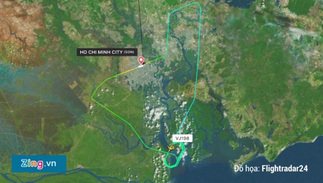 Vietjet Air nói quay đầu máy bay vì báo động giả