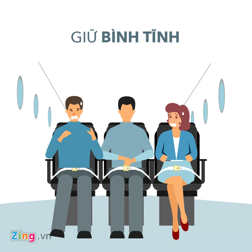 Giữ bình tĩnh và 7 kỹ năng sống còn khi máy bay gặp sự cố