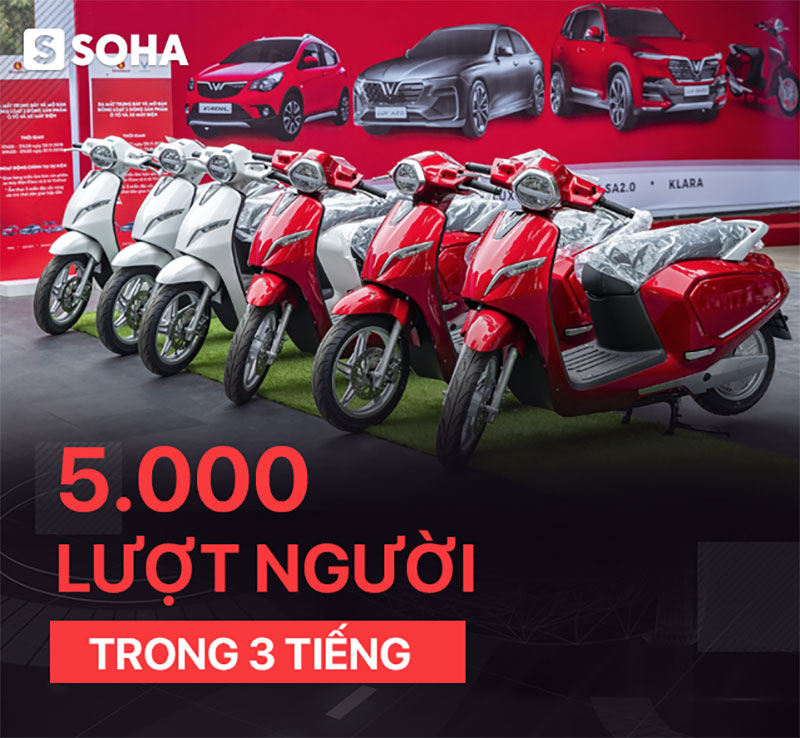 Những con số gây choáng về sự kiện VinFast ra mắt xe