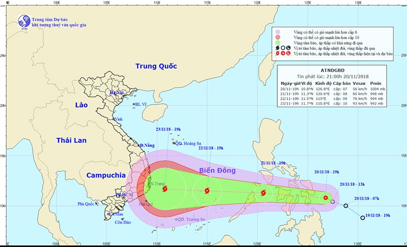 Dự báo thời tiết 21/11: Đêm nay miền Bắc chuyển rét