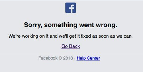 Facebook hoạt động trở lại sau nhiều giờ gặp lỗi máy chủ